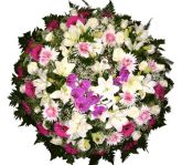 COROA DE FLORES ANATARES LUXO